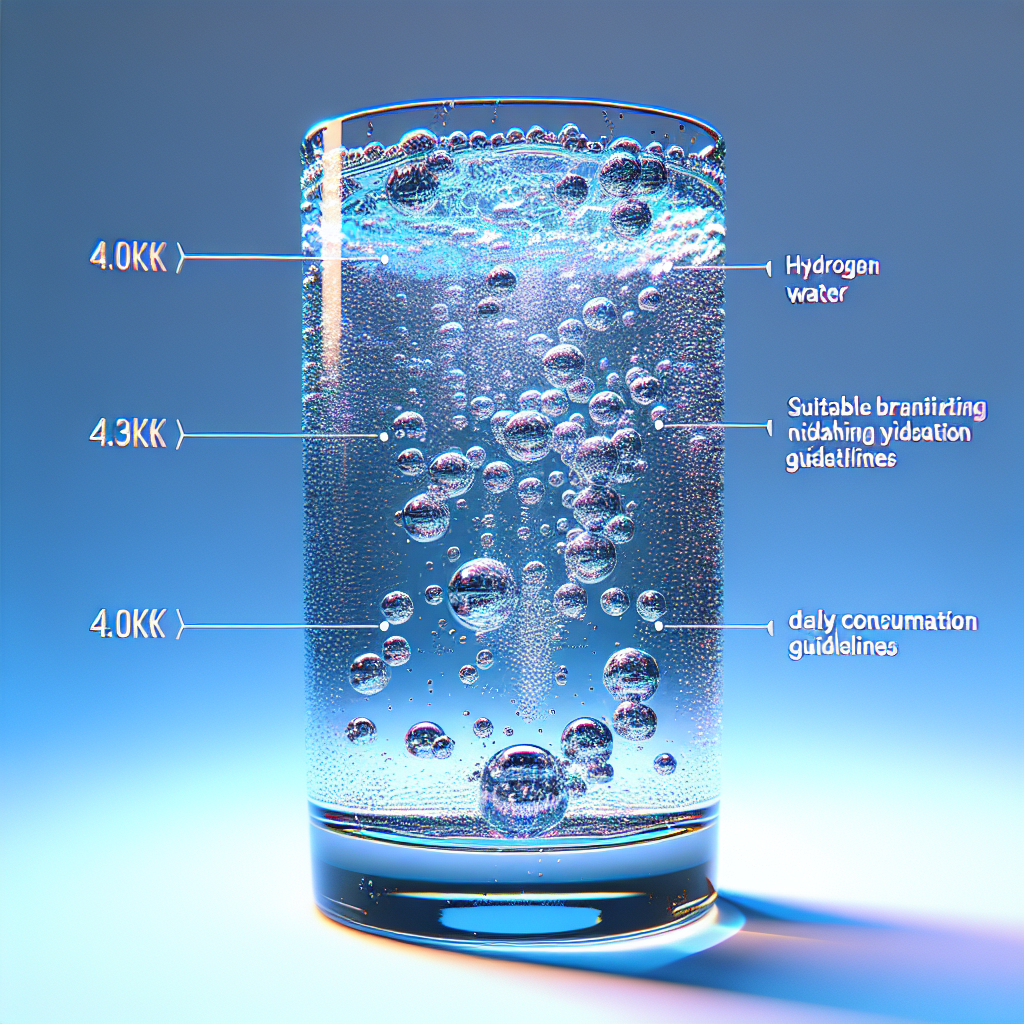 How Much Hydrogen Water Should Be Consumed in a Day for Optimal Health Benefits